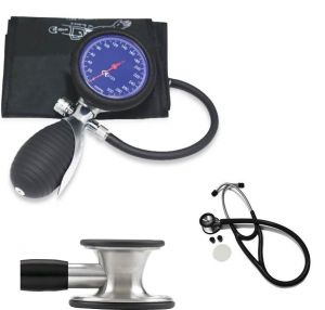 Palm type handmatige bloeddrukmeter (heavy duty) set (incl. kwalitatief hoogwaardige stethoscoop) ST-P56X